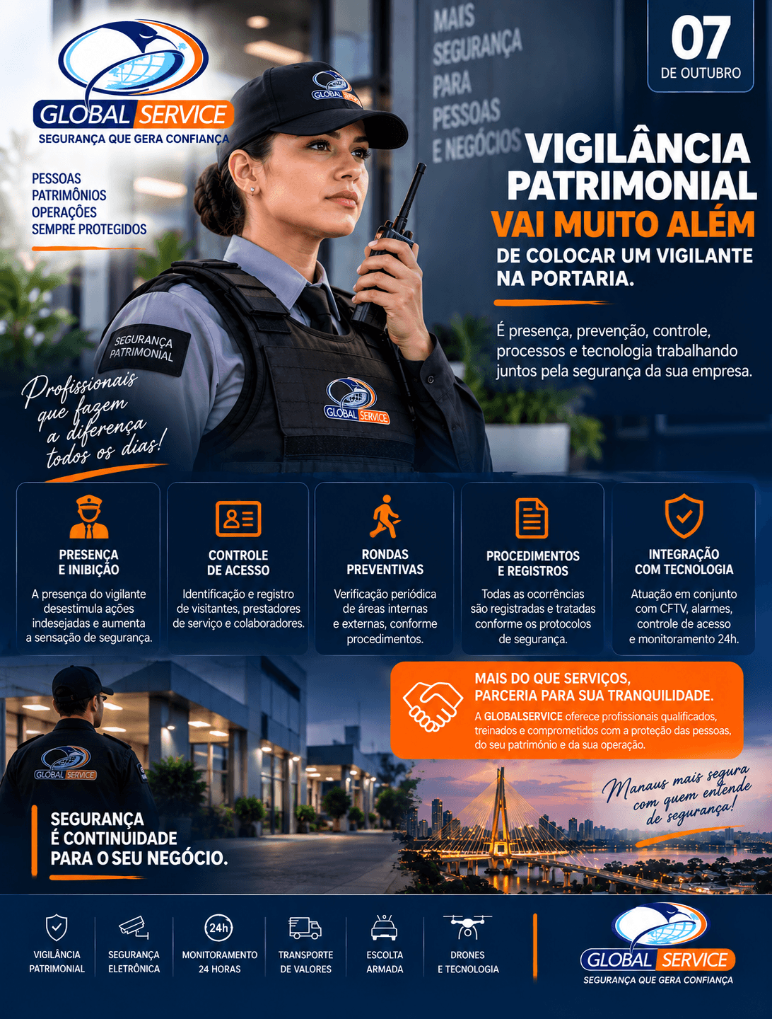 Vigilância Patrimonial vai muito além de colocar um vigilante na portaria