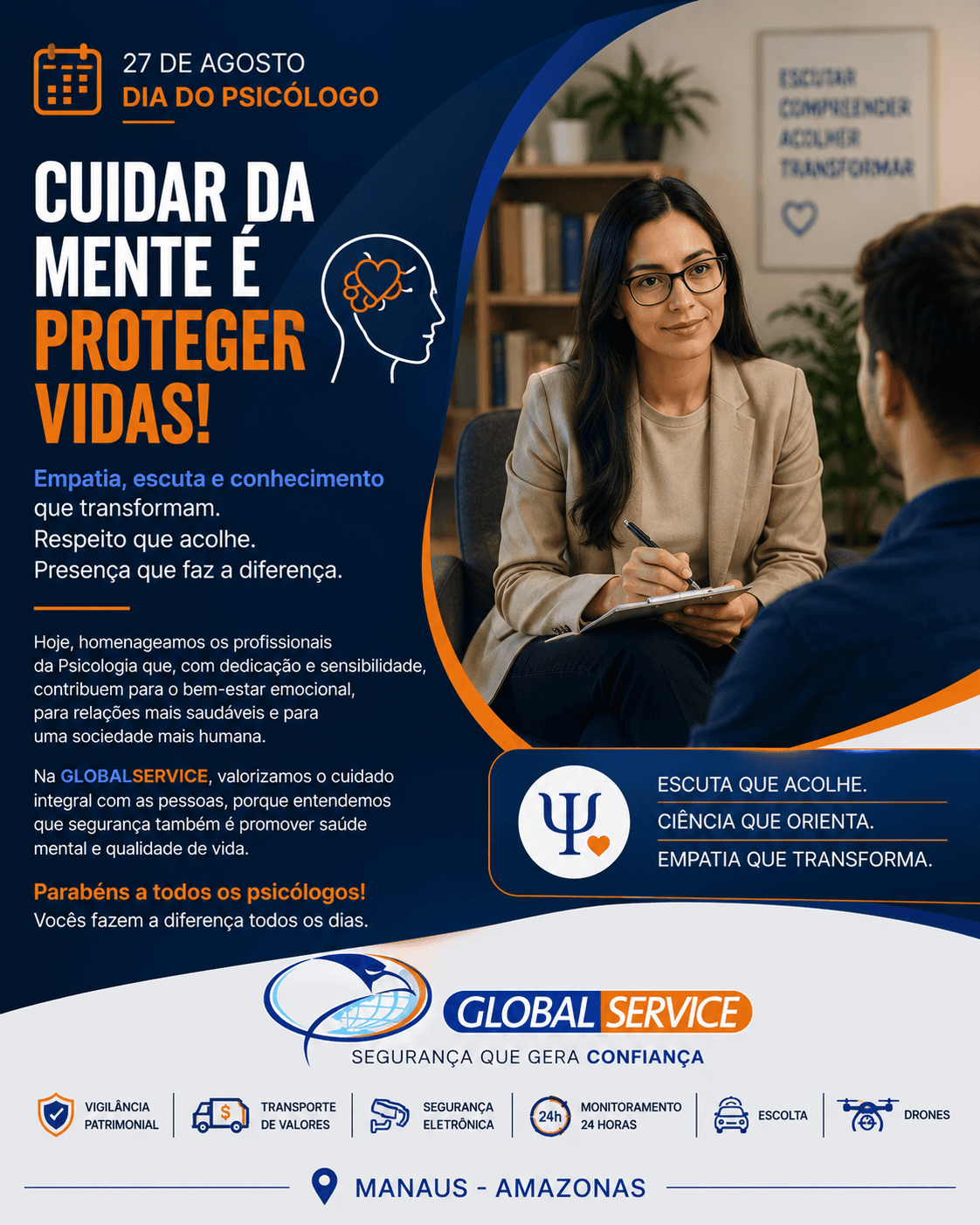 Cuidar da mente é proteger vidas!