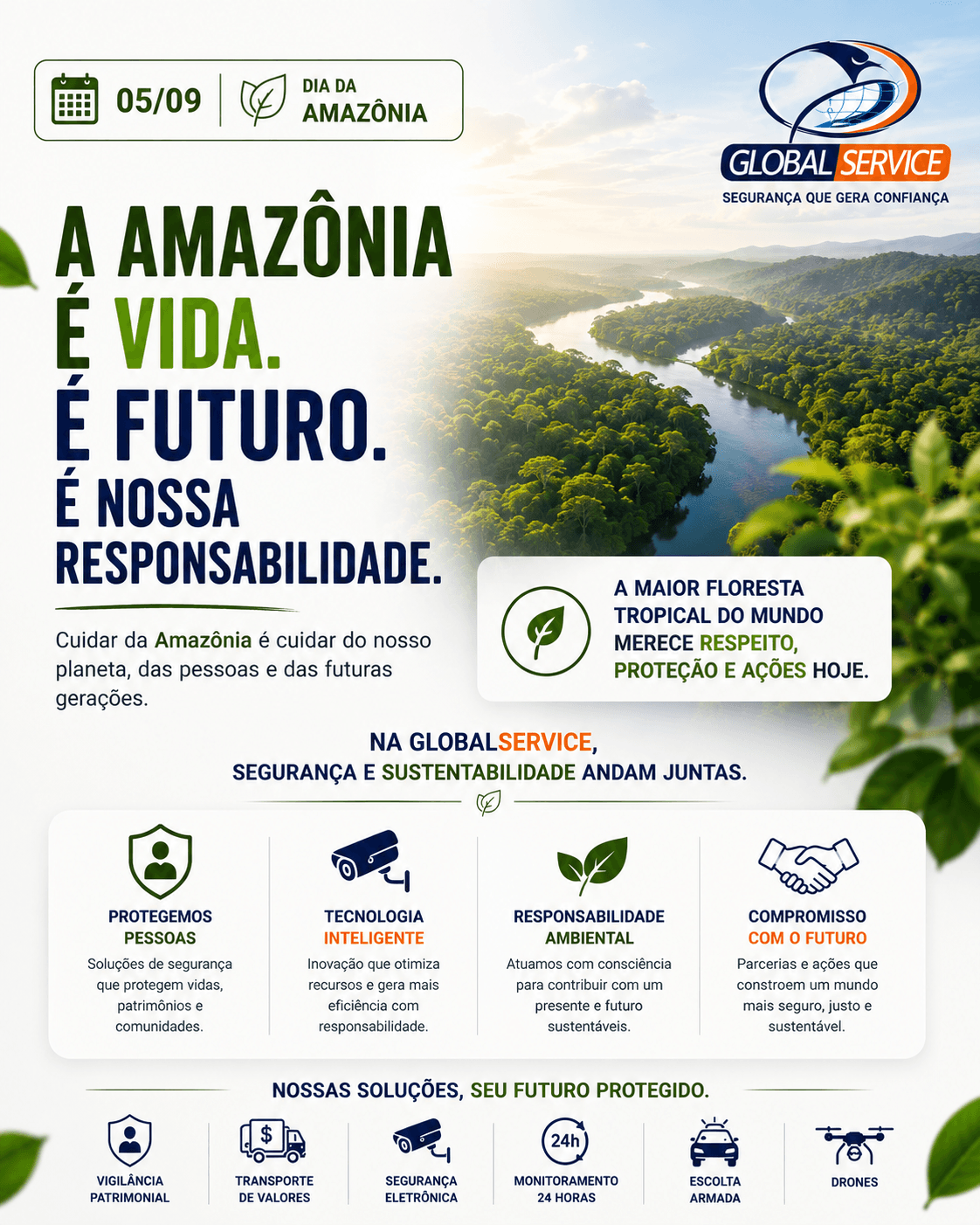 A Amazônia é vida. É futuro. É nossa responsabilidade