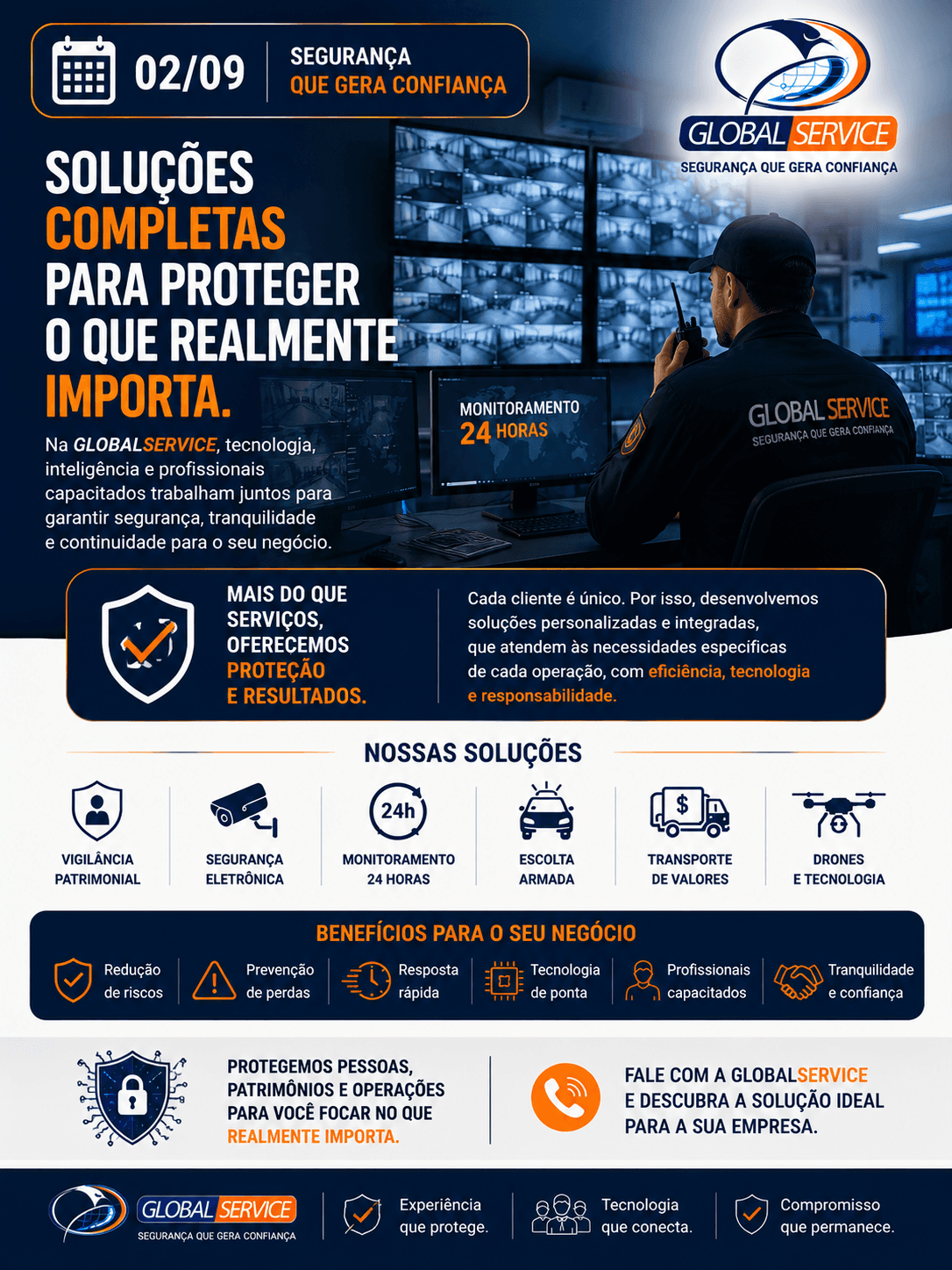Segurança empresarial: soluções completas para proteger o que realmente importa