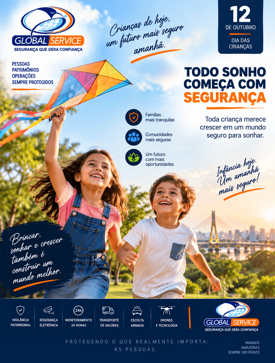 Dia das Crianças: todo sonho começa com segurança