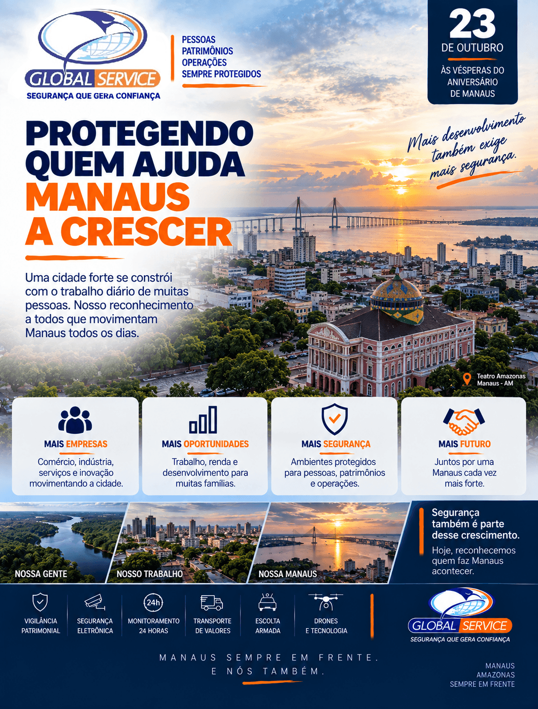 Protegendo quem ajuda Manaus a crescer