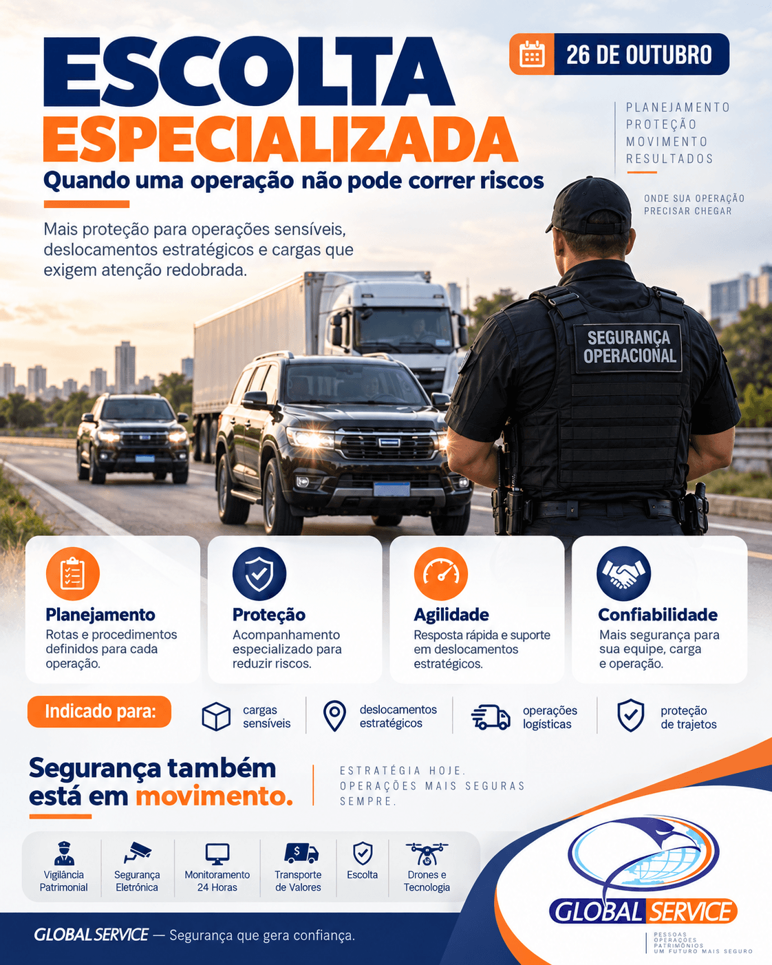 Escolta especializada: quando uma operação não pode correr riscos